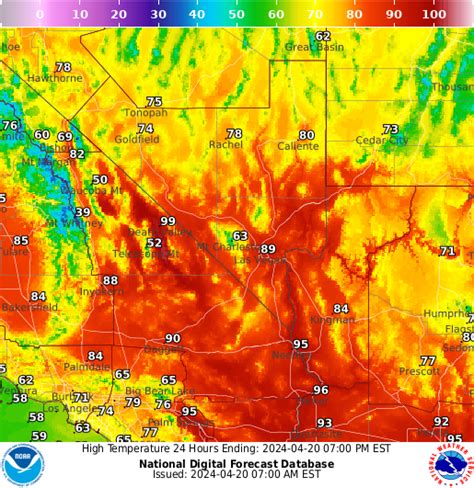 Las vegas noaa - Jul 2, 2023 · A tweet posted by NWS says Las Vegas can see temps up to 111 degrees Sunday and 112 degrees Monday. Owens Valley in eastern California is expected to reach 105 degrees. 